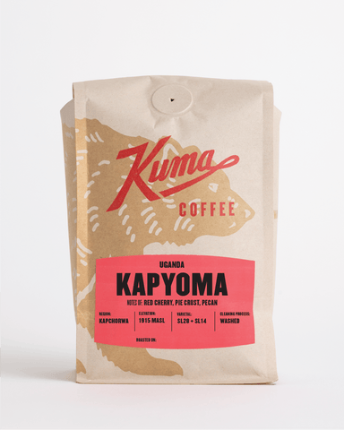 Kuma Coffee Kapyoma coffee package on a white background